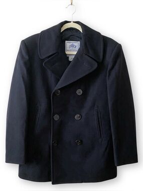 Vintage US Navy Mens 40S Enlisted Wool Peacoat DSCP Quarterdeck Collection